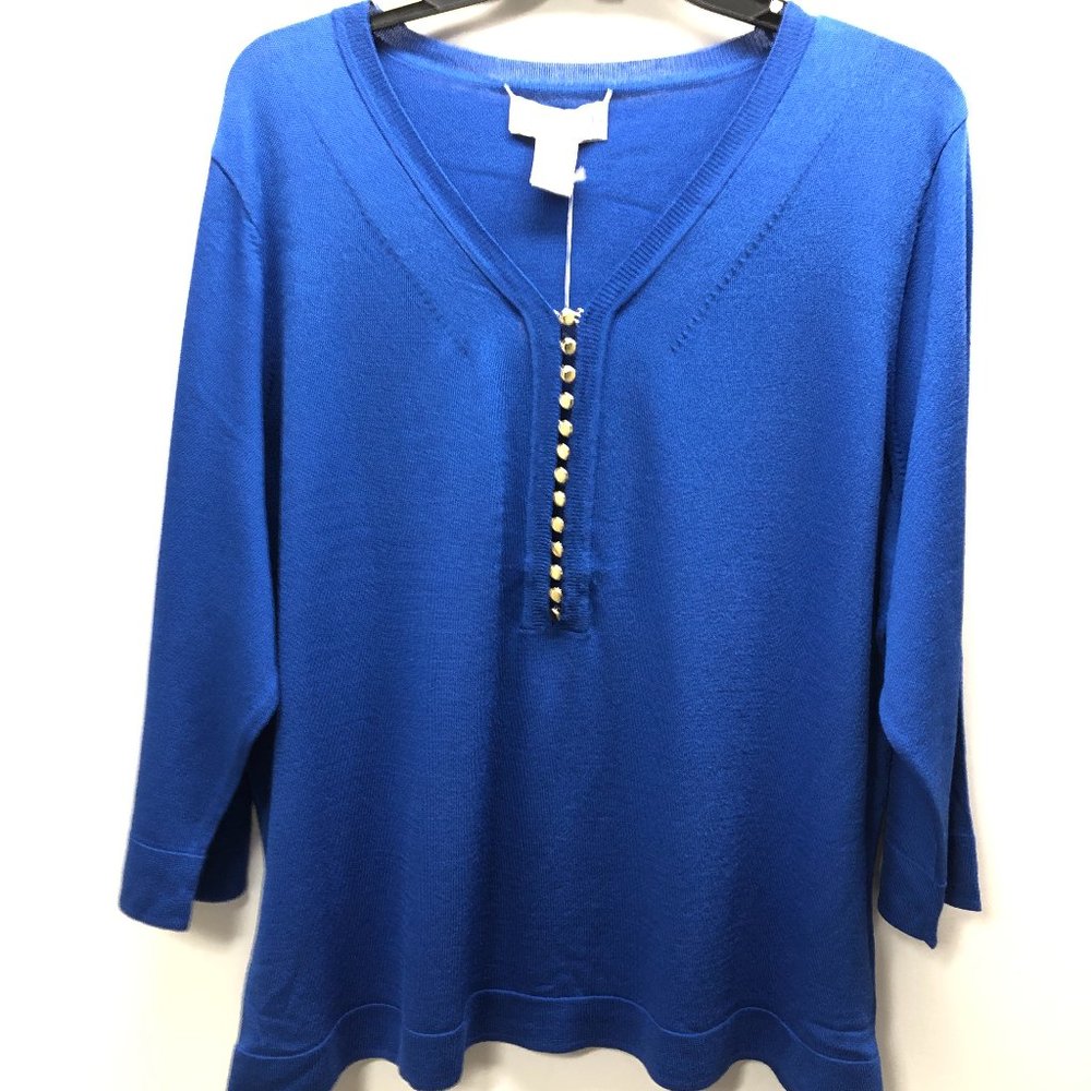 DONCASTER Signature V-Neck knit size 2W